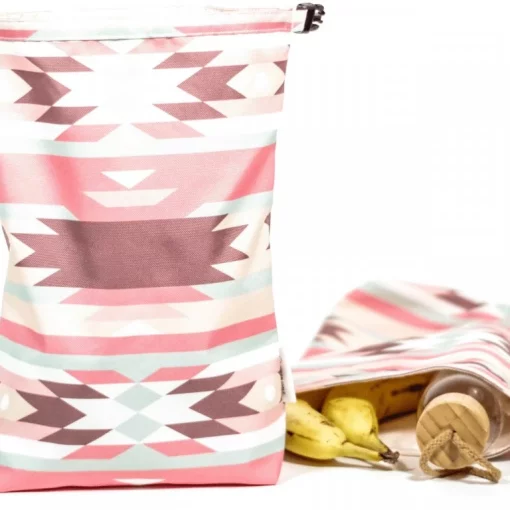 rolvak velký Růžové geometrické tvary